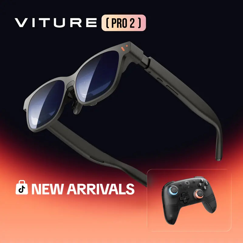 XR/AR Glasses 3.0 with Myopia Adjustment -5.0D & 146" Virtual Display