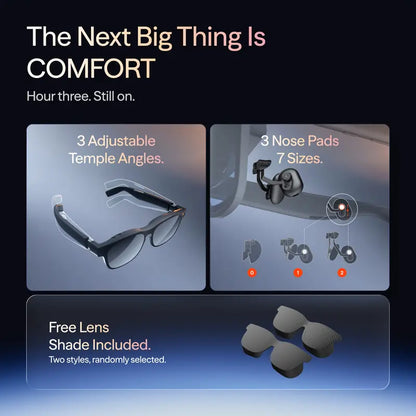 XR/AR Glasses 3.0 with Myopia Adjustment -5.0D & 146" Virtual Display