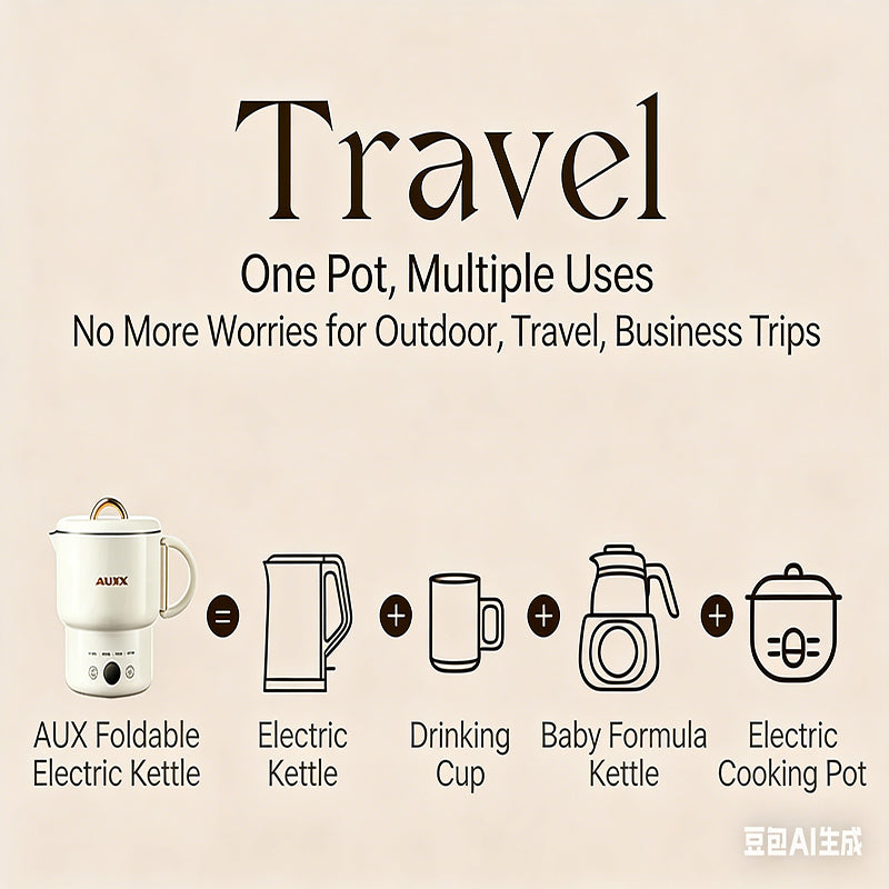Portable Folding Electric Kettle