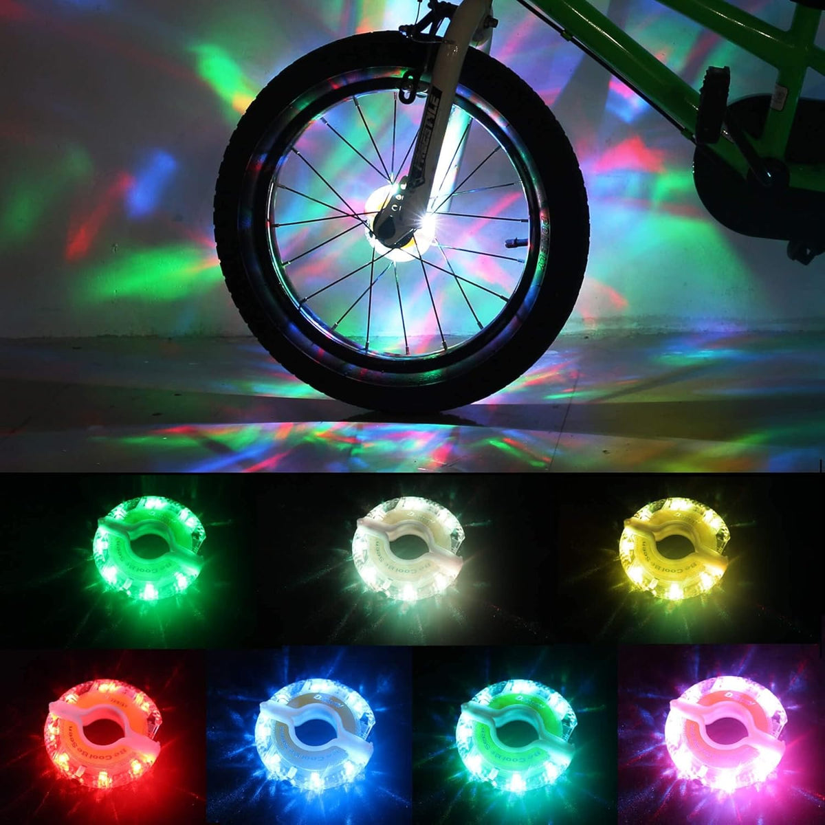 Rechargeable Bike Wheel Lights