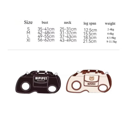 Small Dog Whole Body Lift Harness Pet Backpack