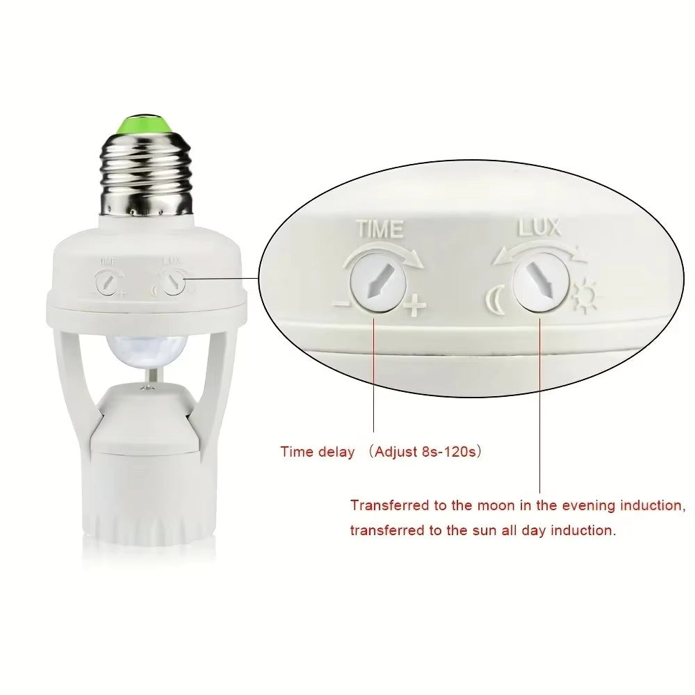Smart Motion Sensor Light Bulb Holder