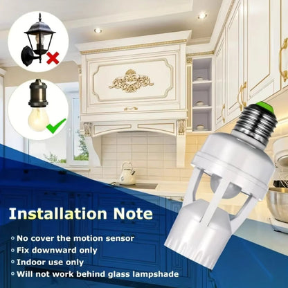 Smart Motion Sensor Light Bulb Holder