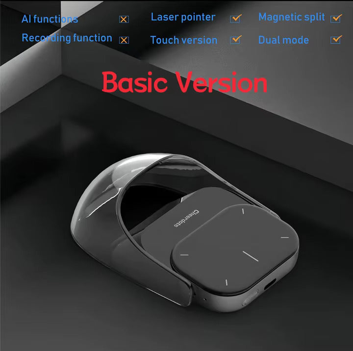 Detachable Air Mouse Wireless Touchpad All-in-one Pocket AI Recording ChatGPT Enabled Mouse Customized Gaming Mouse