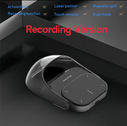 Detachable Air Mouse Wireless Touchpad All-in-one Pocket AI Recording ChatGPT Enabled Mouse Customized Gaming Mouse
