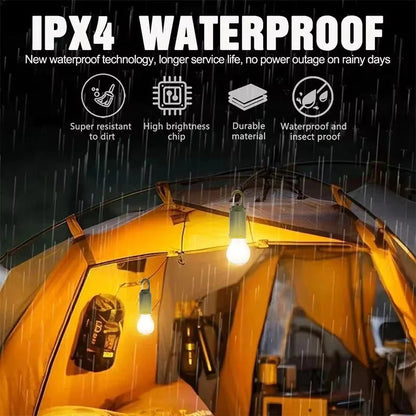 New solar powered charging camping lamp