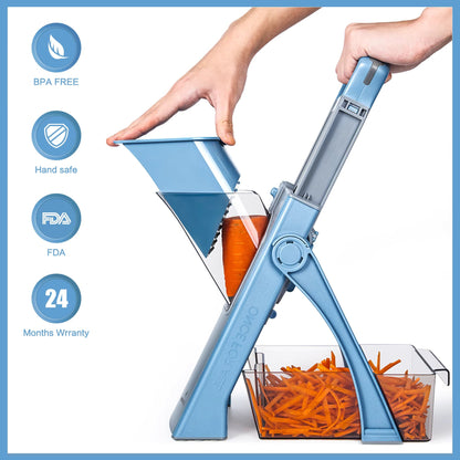 Multifunctional Safe Hand Mandoline Slicer