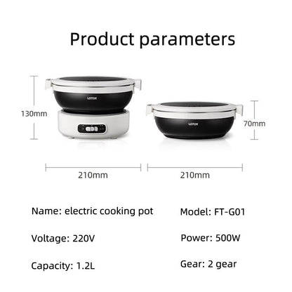 Portable Folded Electric Cooking Pot