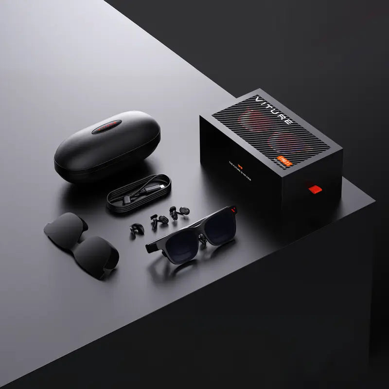 XR/AR Glasses 3.0 with Myopia Adjustment -5.0D & 146" Virtual Display